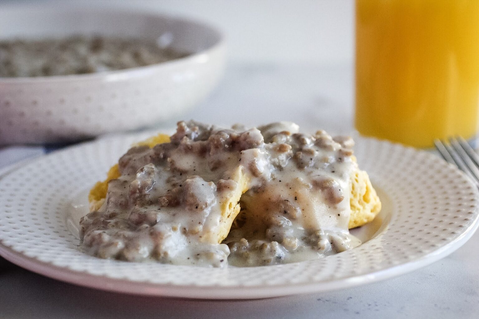 Breakfast Sausage Gravy Cooking Up Memories