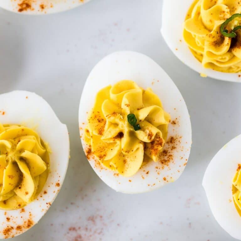 Traditional Deviled Eggs (without vinegar)