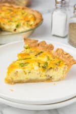 Asparagus Sausage Quiche - Cooking Up Memories