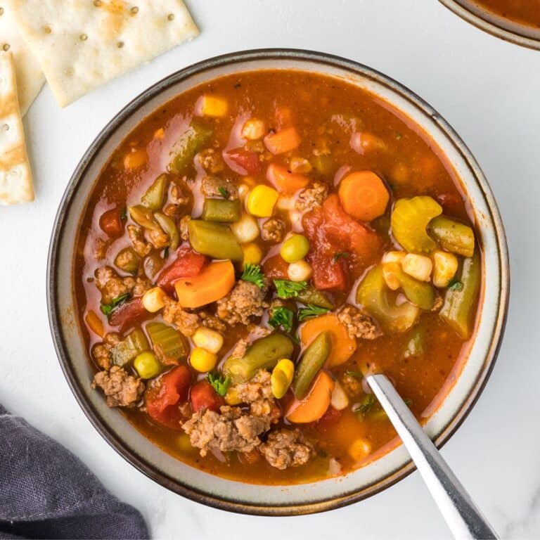 Easy Hearty Hamburger Soup Recipe