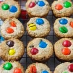 granola bites on cooling rack