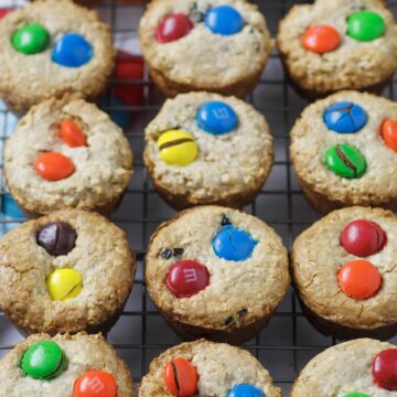 granola bites on cooling rack