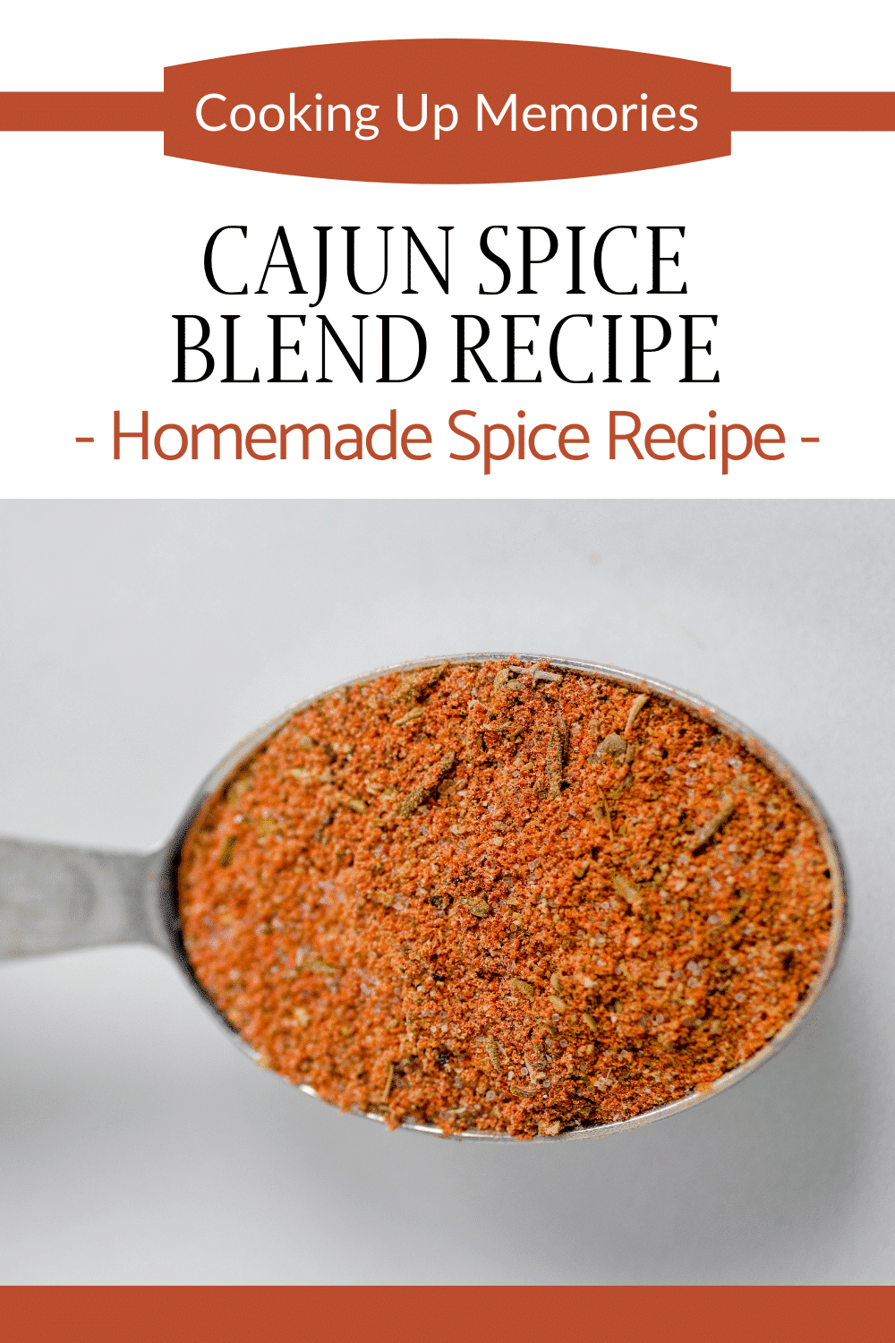 Cajun Spice Blend Recipe - Cooking Up Memories