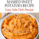 easy side dish picture of mashed sweet potatoes