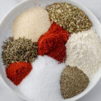 the eight spices needed to make cajun spice blend