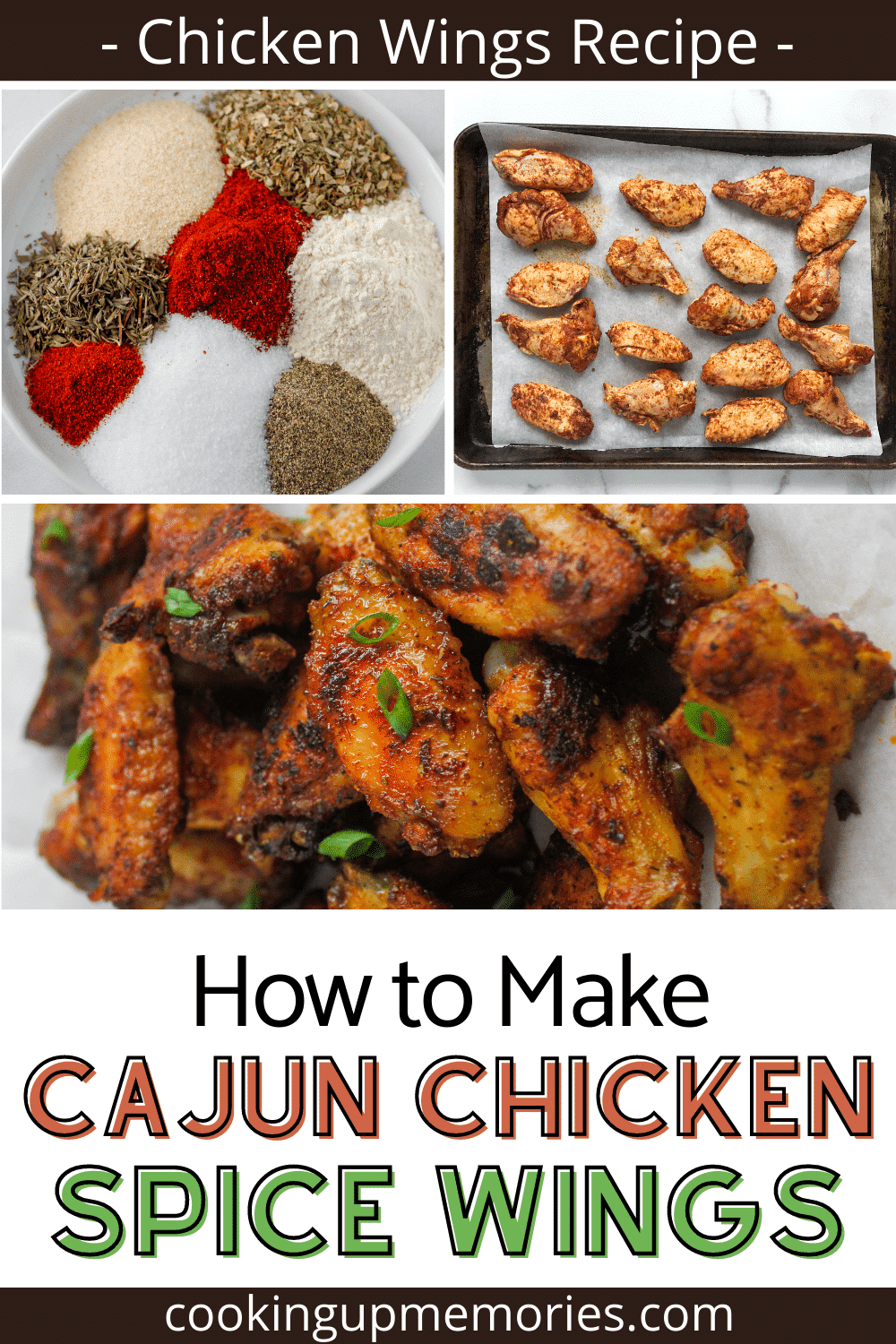 Easy Cajun Chicken Wings Cooking Up Memories