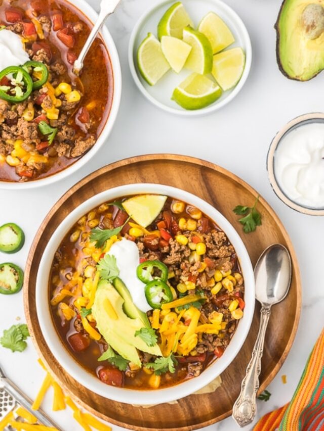 Taco Soup Recipe - Cooking Up Memories