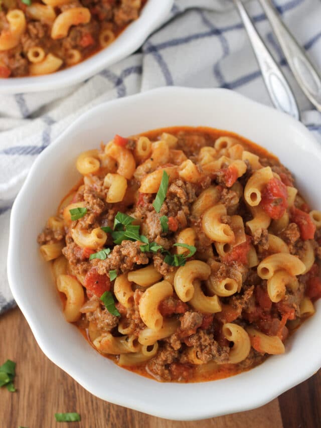 Easy Goulash - Cooking Up Memories