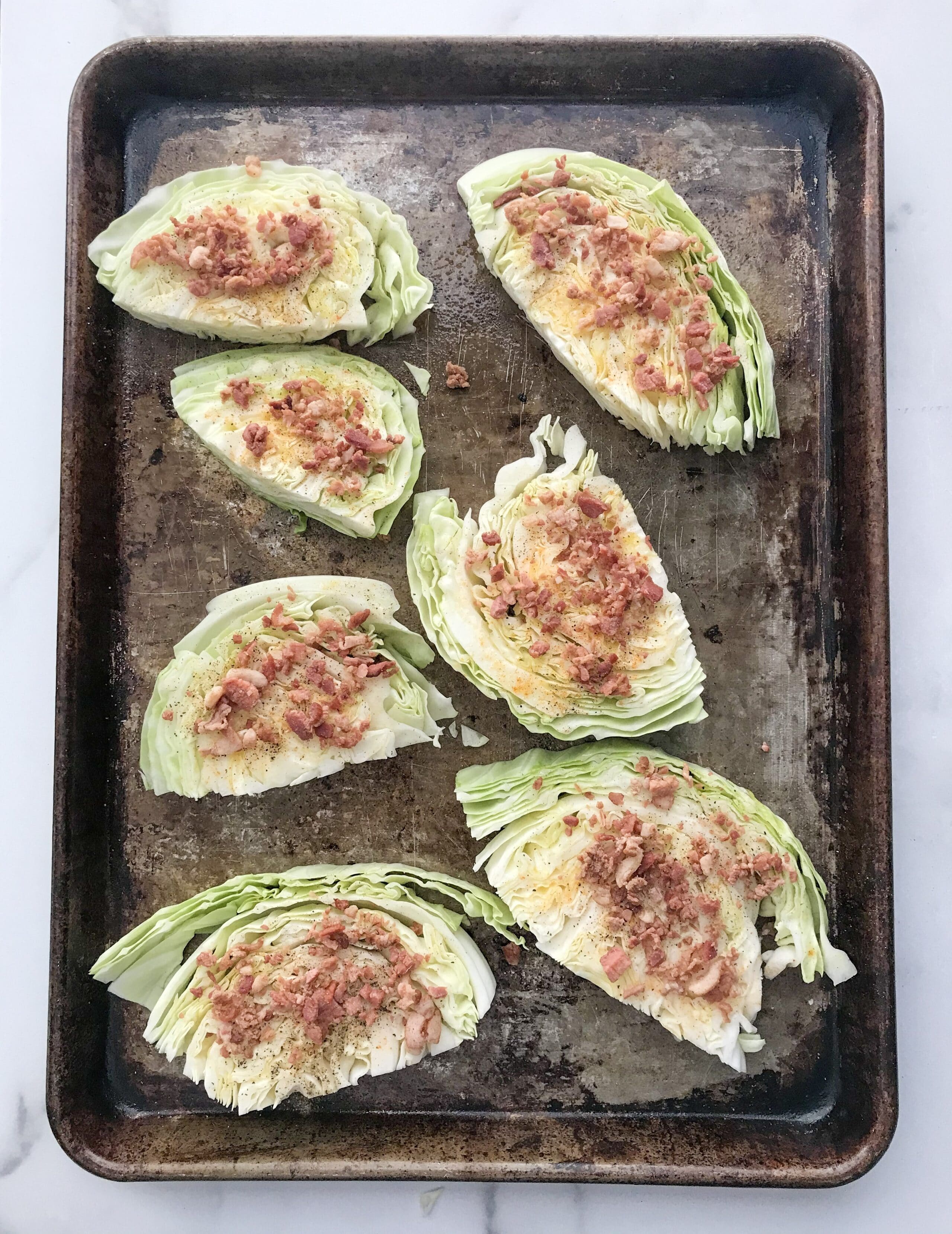 LowCarb Roasted Cabbage with Bacon Cooking Up Memories