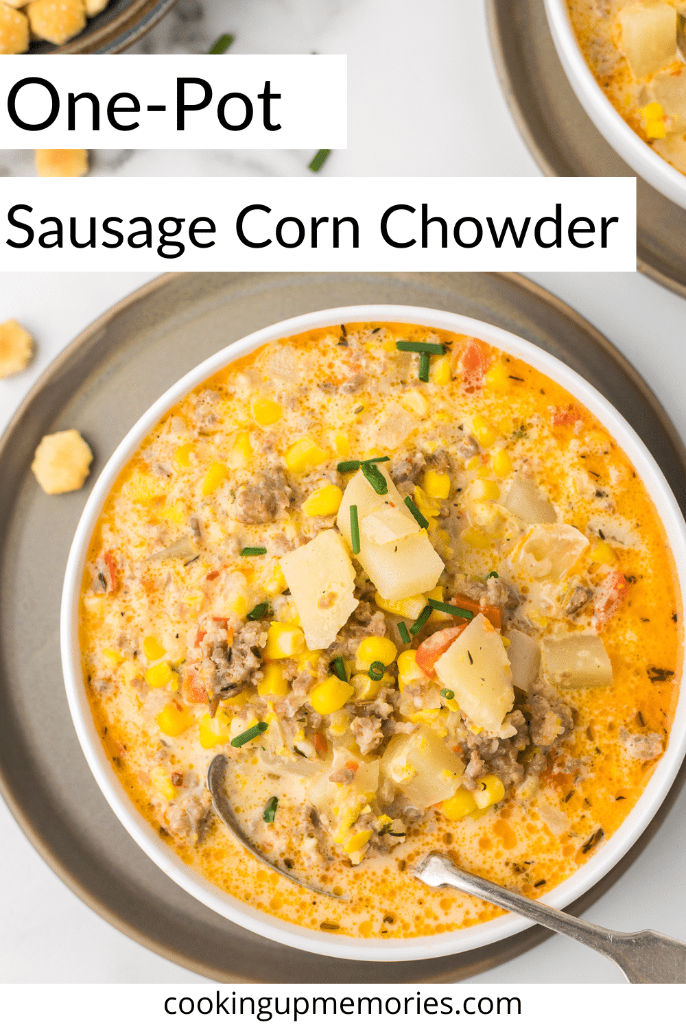 Sausage Corn Chowder Recipe - Cooking Up Memories