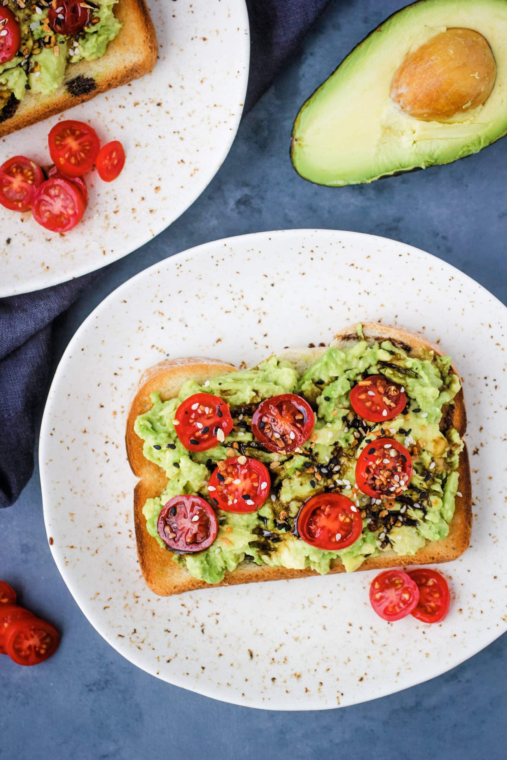 Avocado Toast with Balsamic Glaze - Cooking Up Memories