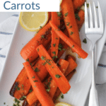 Delicious Maple Glazed Carrots on dish