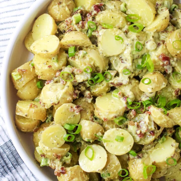 Simple Simple Pesto Potato Salad - Cooking Up Memories