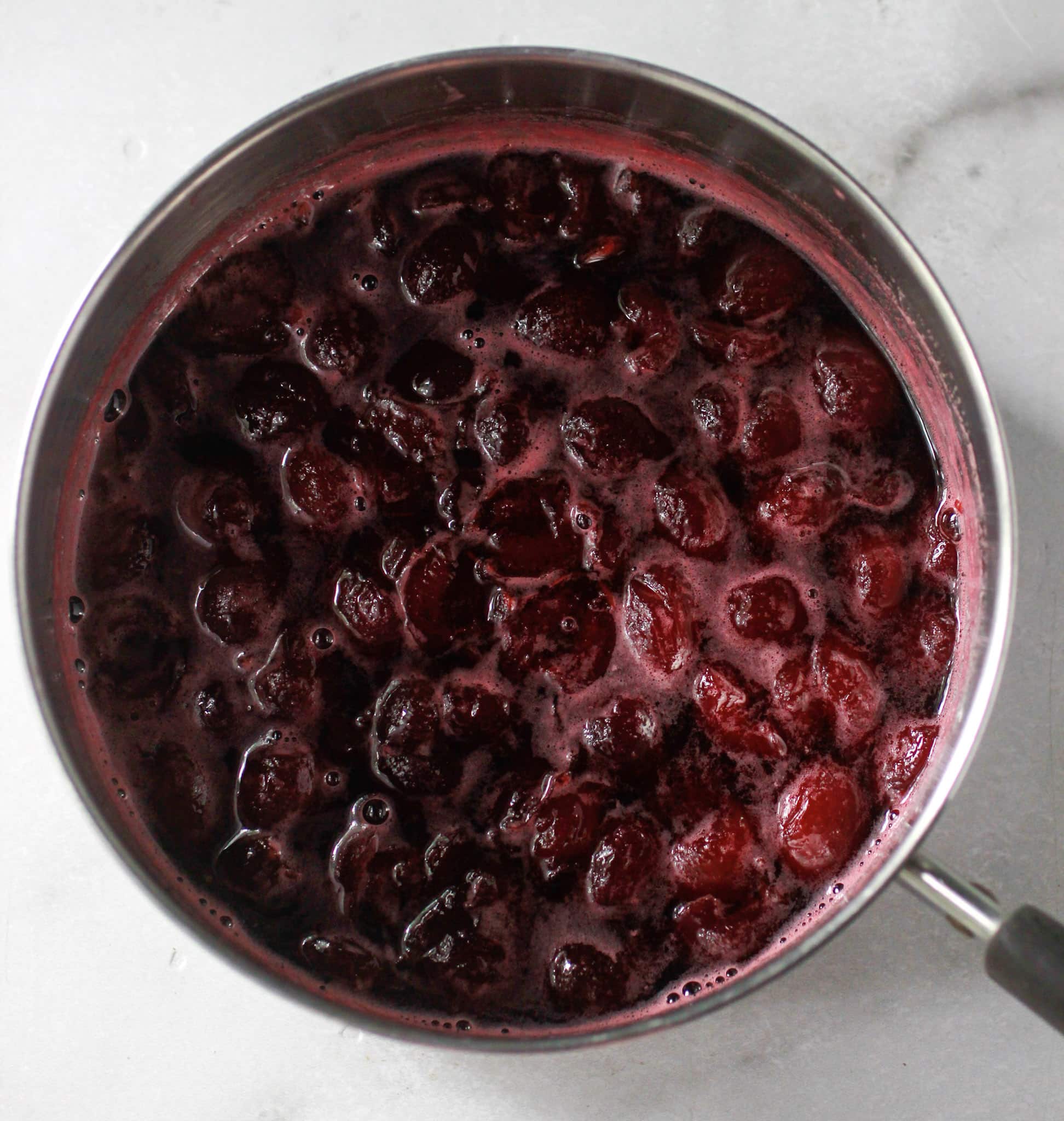 Cherry Simple Syrup Cooking Up Memories