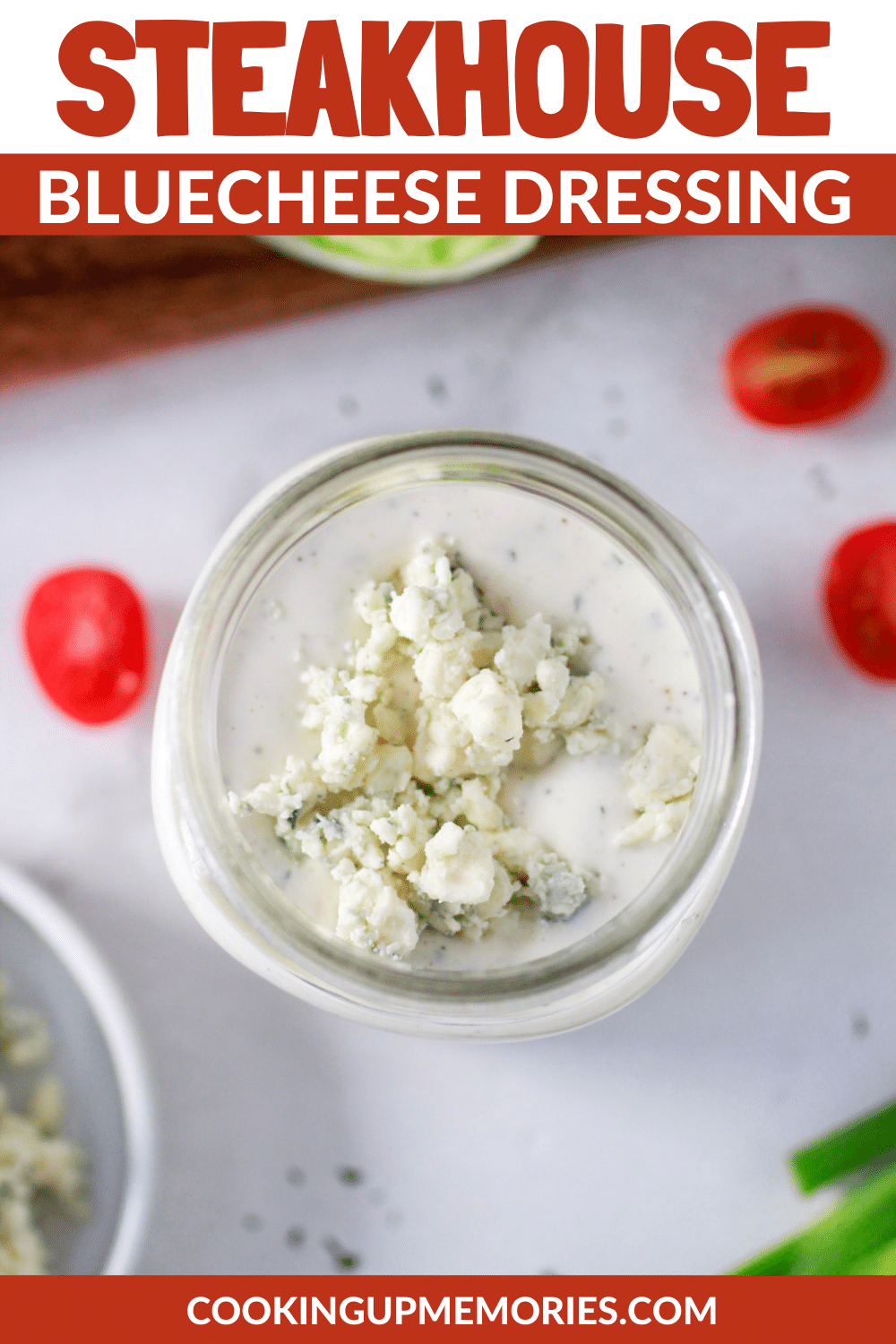 Steakhouse Blue Cheese Dressing Recipe - Cooking Up Memories