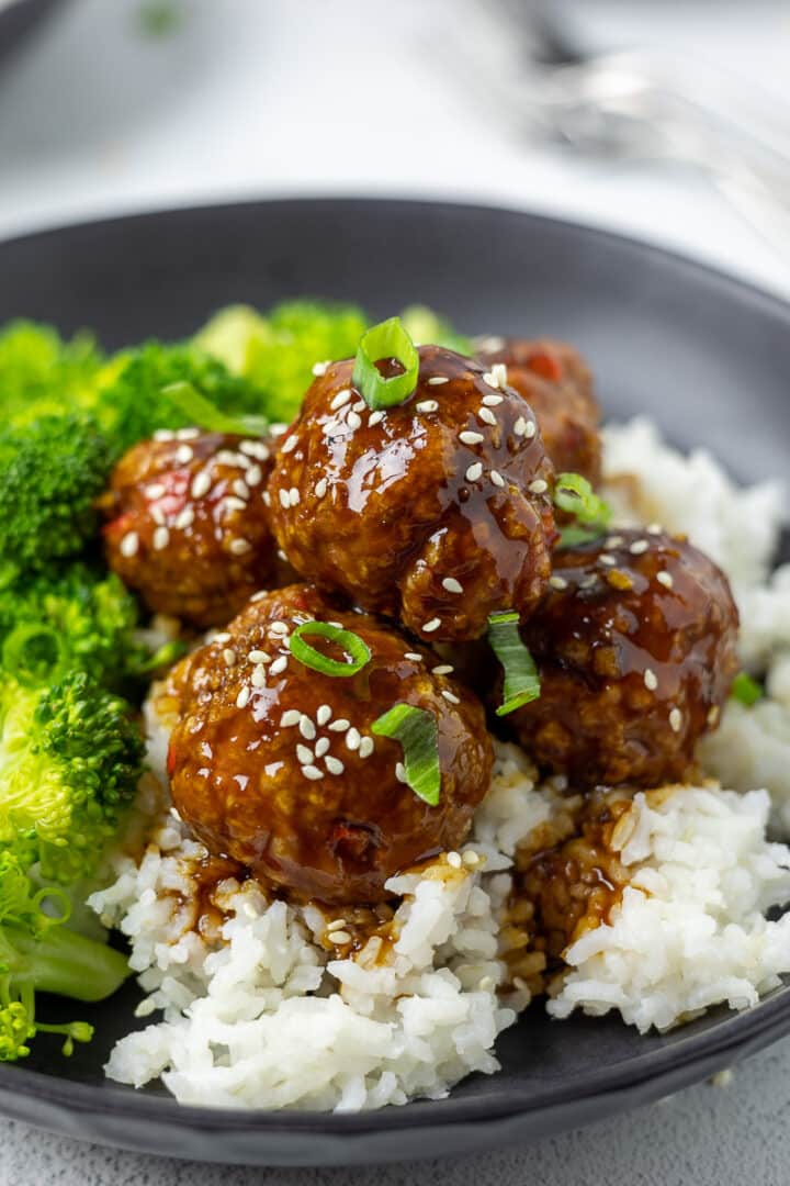 Easy Asian Meatballs - Cooking Up Memories