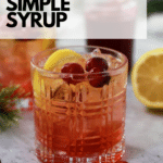 Cranberry Simple Syrup Recipe