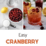 Cranberry Simple Syrup Recipe