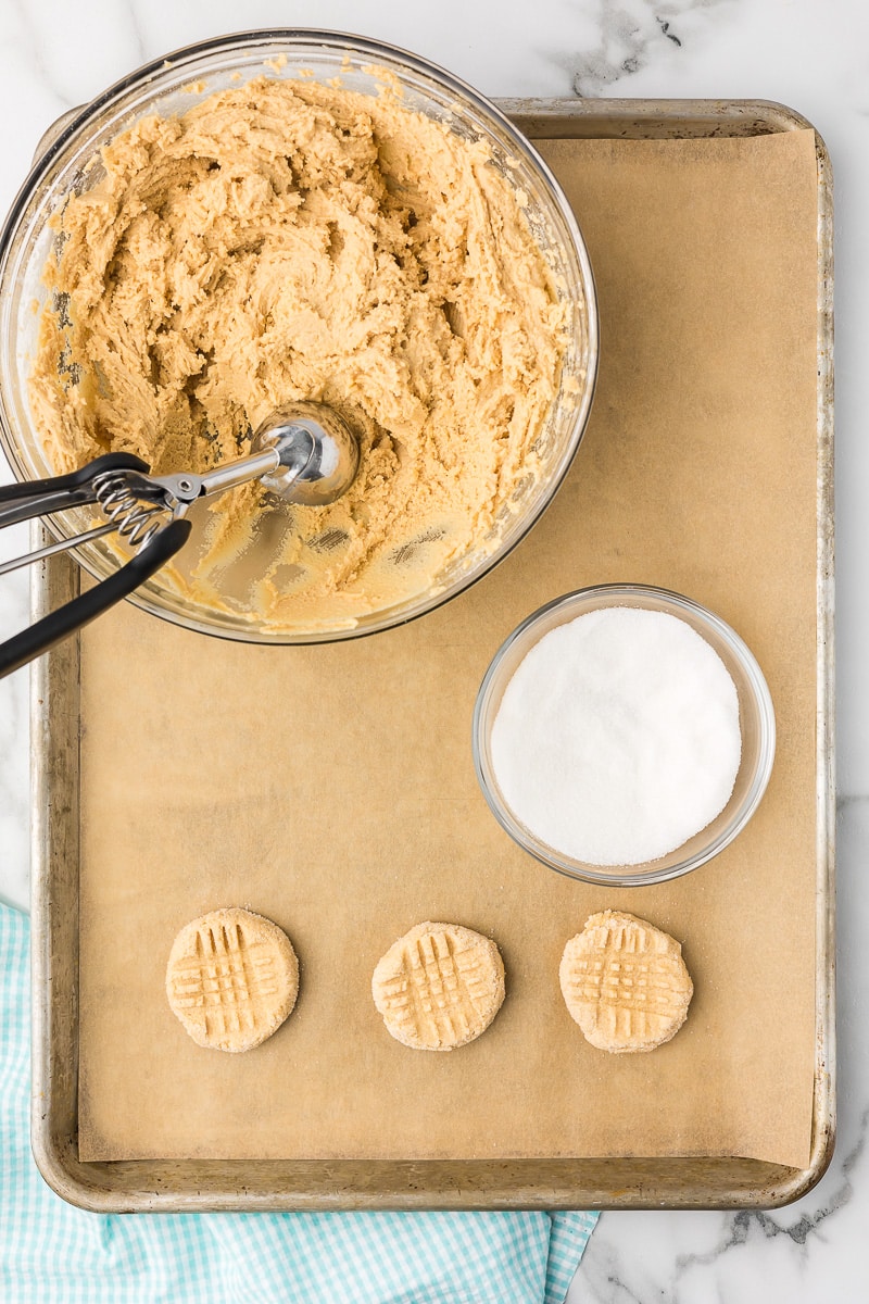 Easy Pancake Mix Peanut Butter Cookies Cooking Up Memories