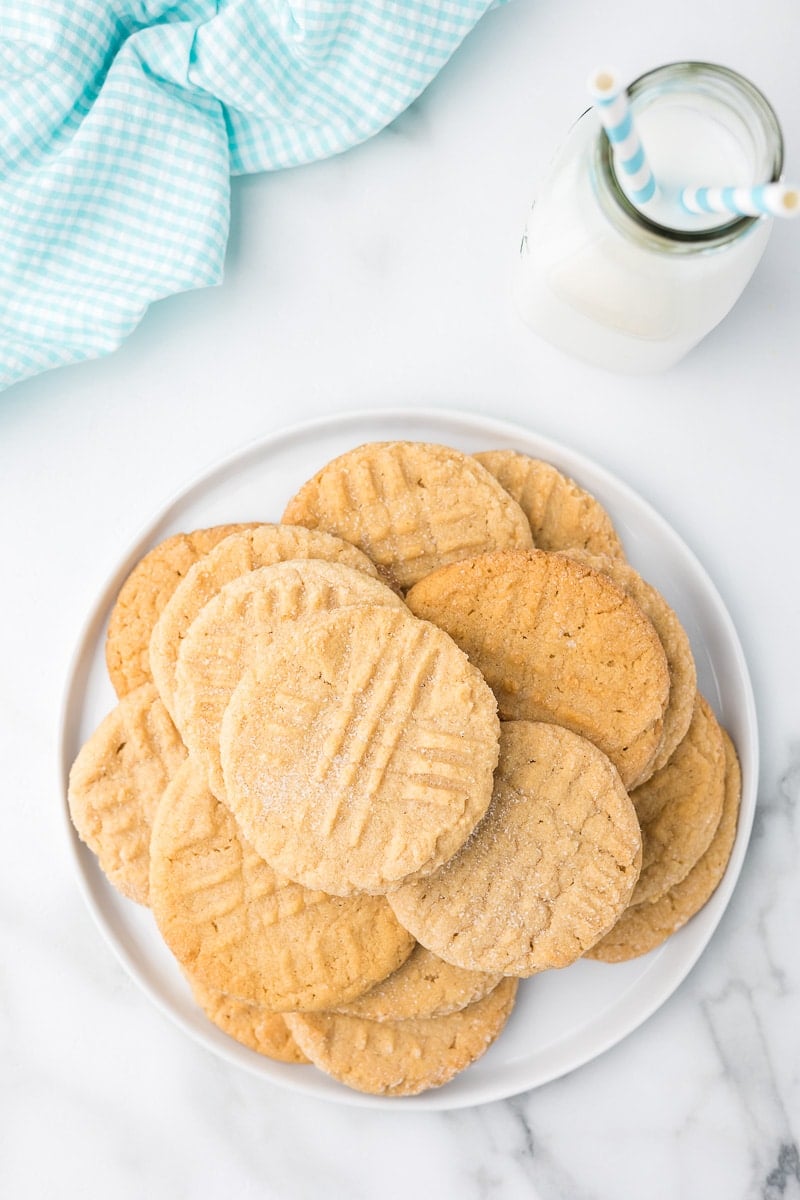 Easy Pancake Mix Peanut Butter Cookies Cooking Up Memories