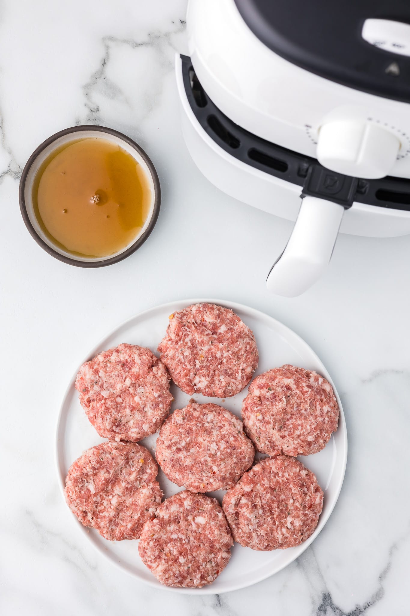 8 Minute Easy Air Fryer Breakfast Sausage Patties - Cooking Up Memories