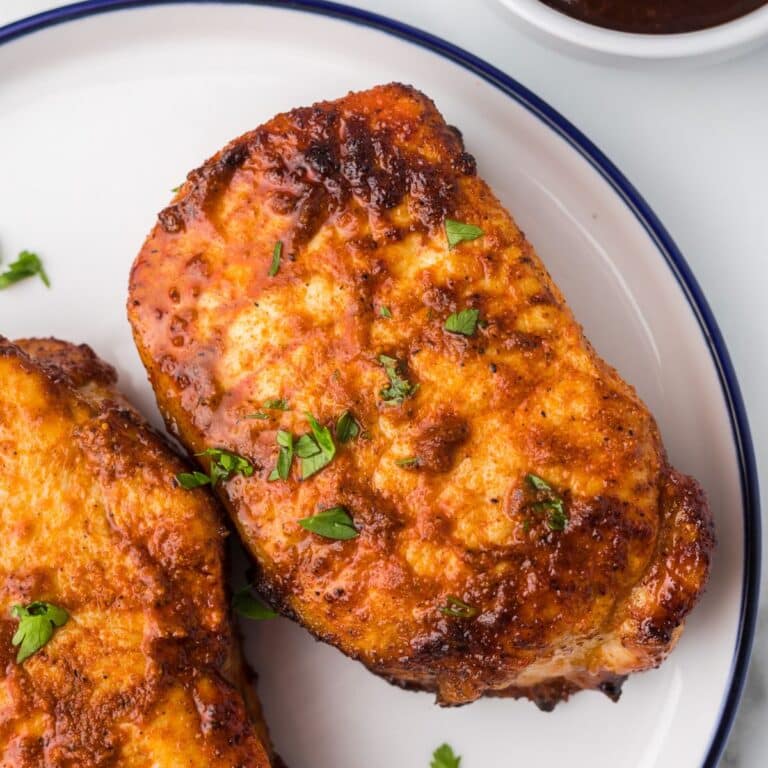 Air Fryer Thick Boneless Pork Chops