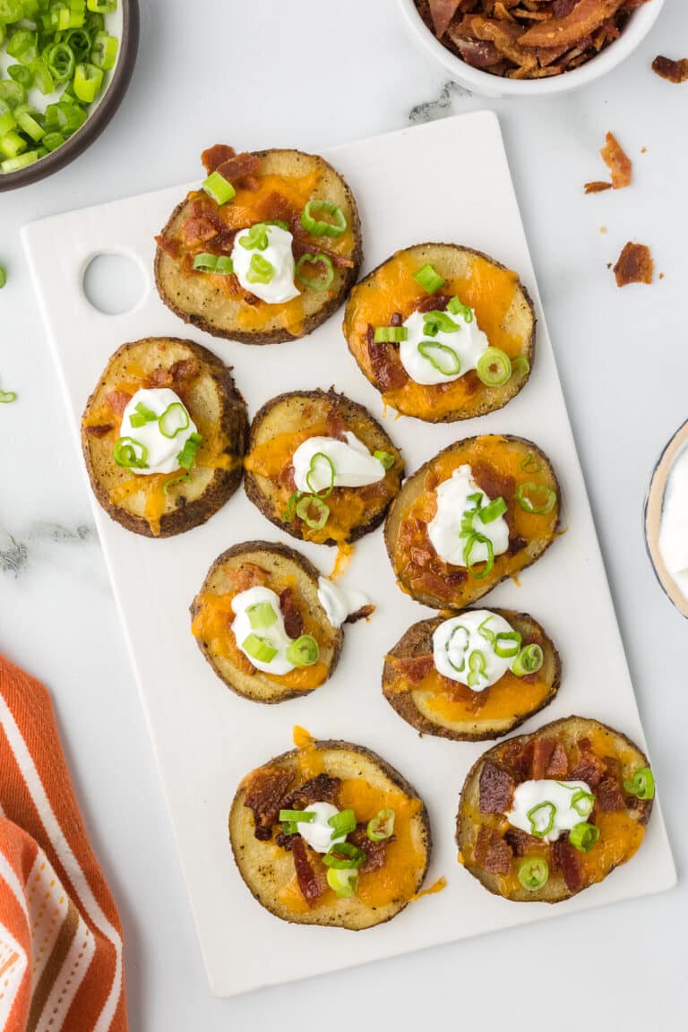 Easy To Make Loaded Baked Potato Bites - Cooking Up Memories