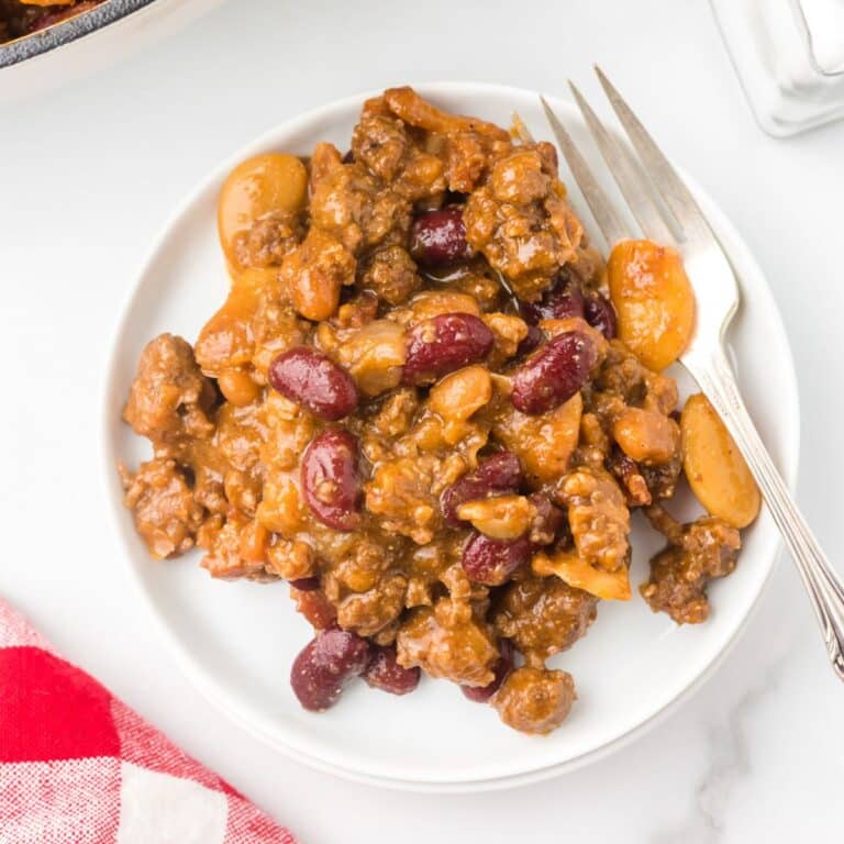 BBQ Baked Beans with Ground Beef