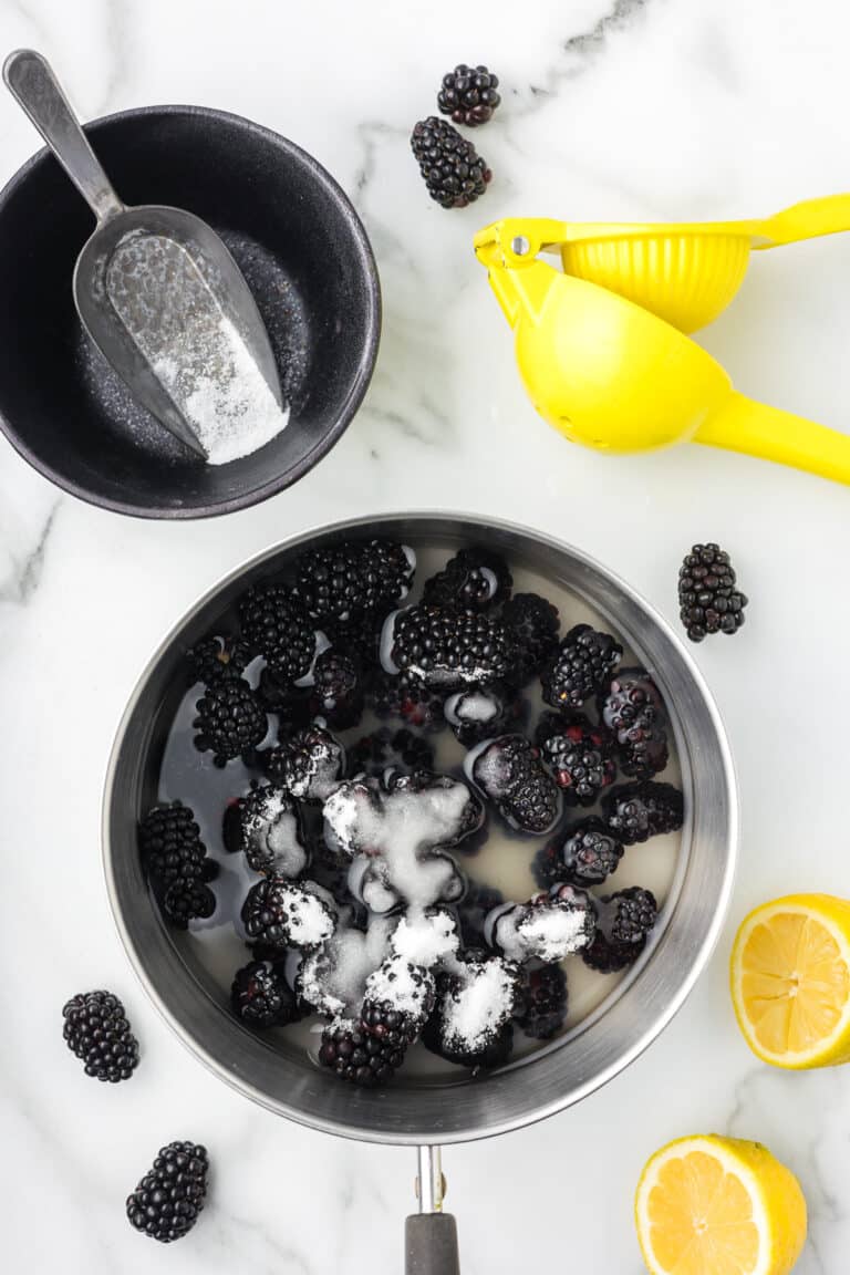 Blackberry Simple Syrup Recipe Cooking Up Memories