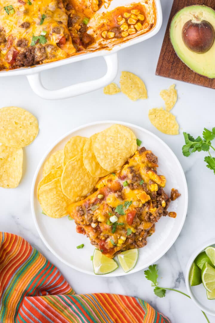 Ground Beef Cream Cheese Enchiladas - Cooking Up Memories