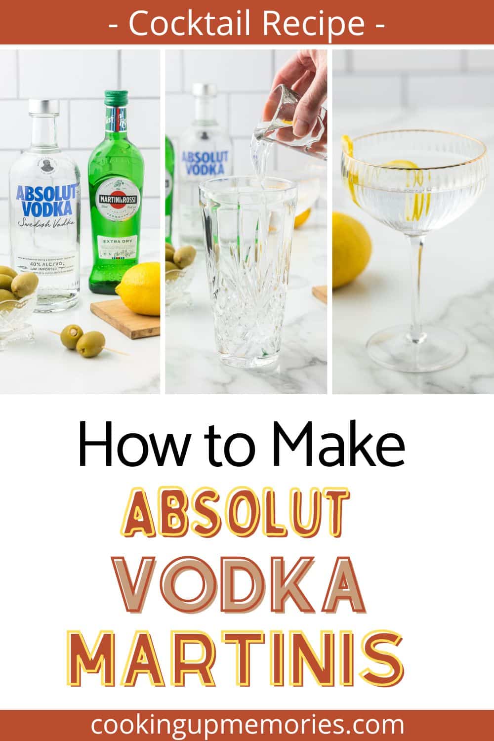 Absolut Vodka Martini Recipe Cooking Up Memories