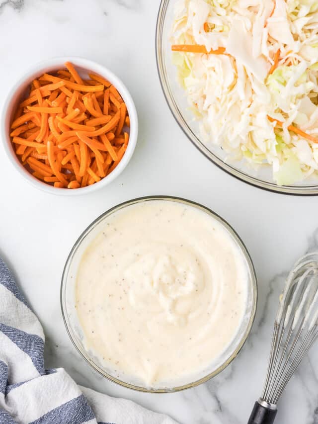 The Best Coleslaw Dressing Cooking Up Memories
