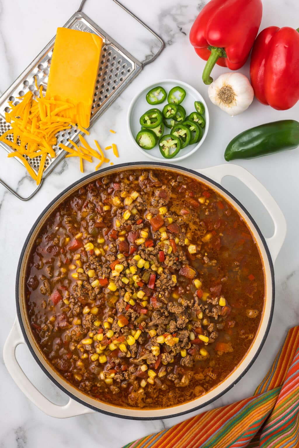 No Bean Taco Soup - Cooking Up Memories