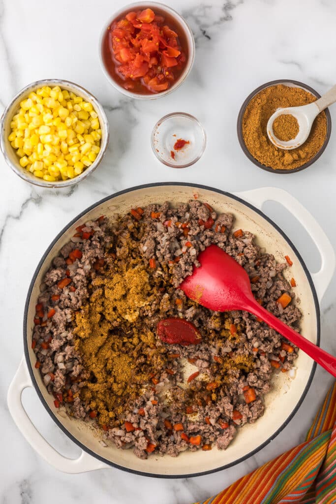 No Bean Taco Soup - Cooking Up Memories