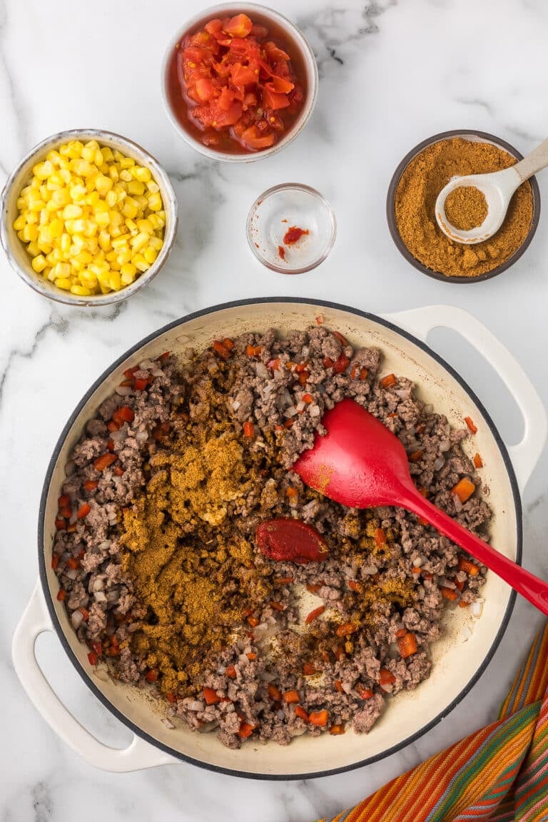 No Bean Taco Soup - Cooking Up Memories