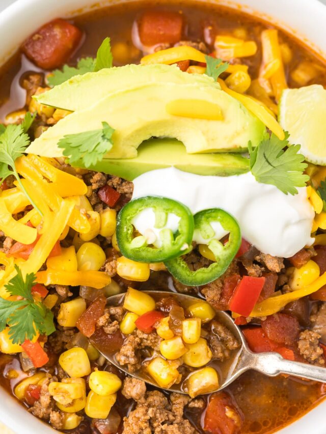 Taco Soup Recipe (No Beans) - Cooking Up Memories