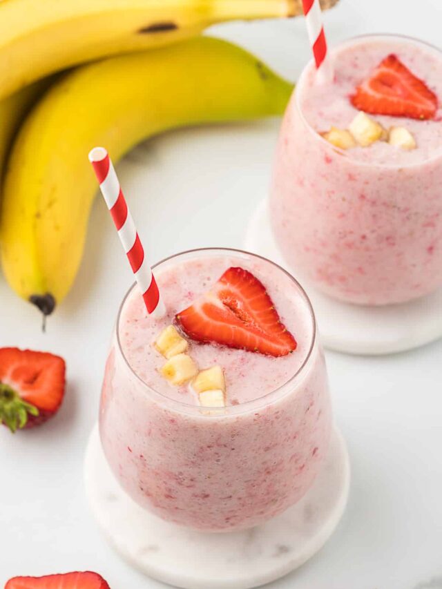 Strawberry Banana Smoothie Cooking Up Memories 9796