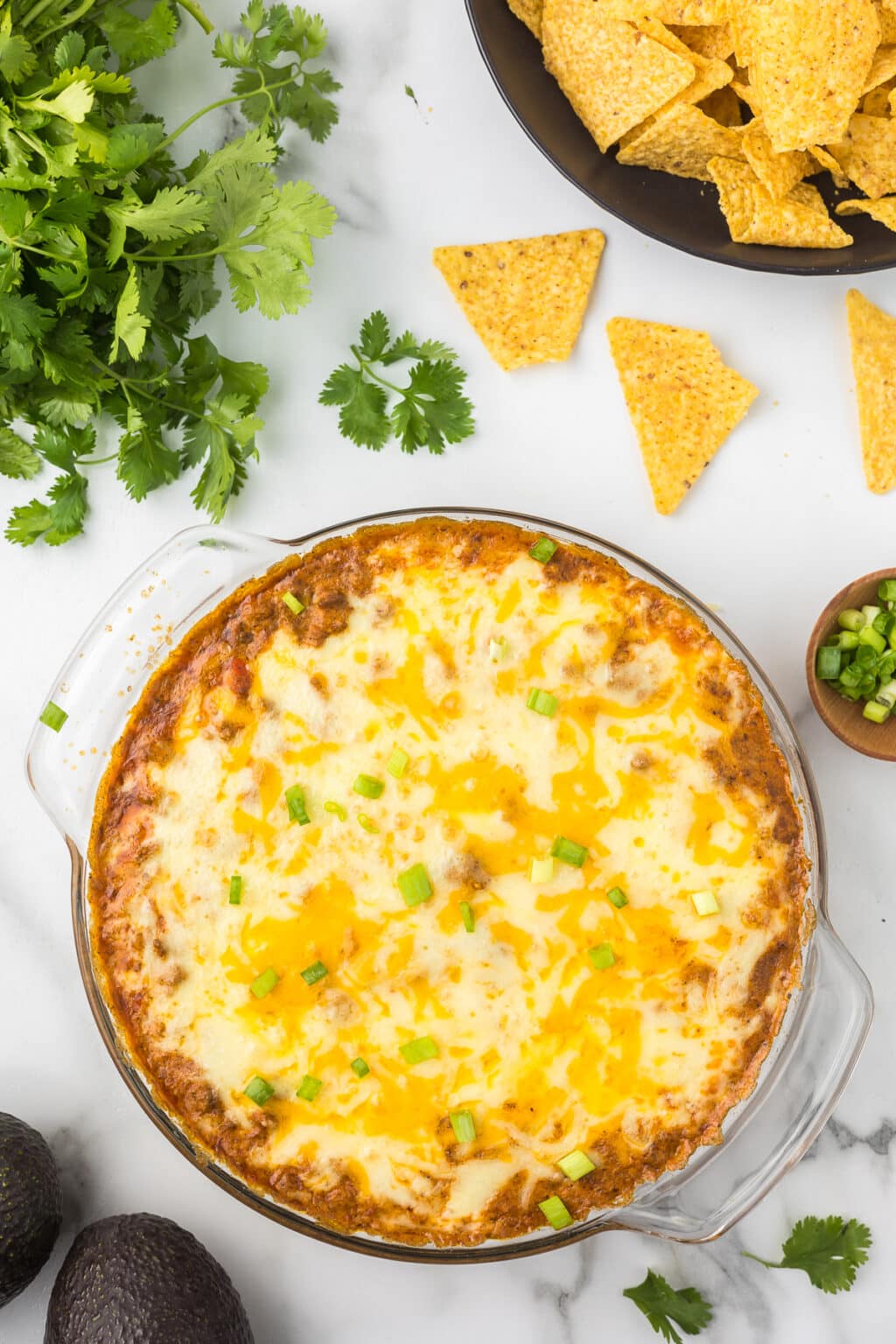 Hot Taco Dip with Cottage Cheese - Cooking Up Memories