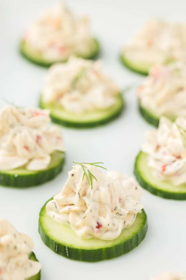 Cream Cheese Cucumber Dip - Cooking Up Memories