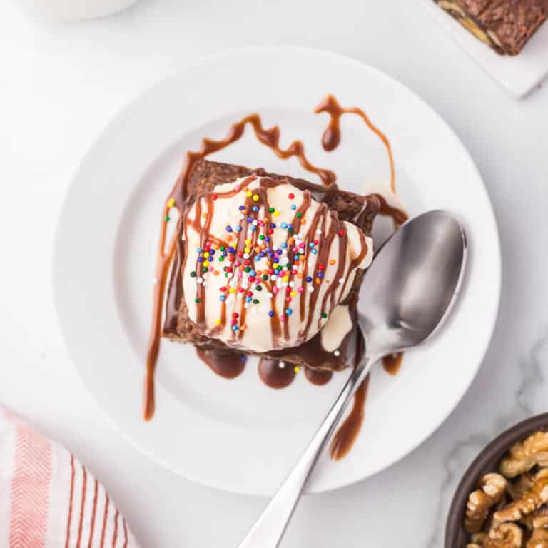 Brownie Hot Fudge Sundae