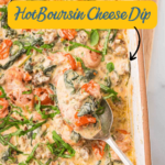 Hot Boursin Cheese Dip at home