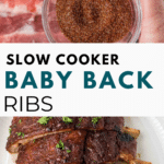 Slow Cooker Baby Back Ribs