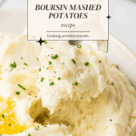Boursin Mashed Potatoes in bowl