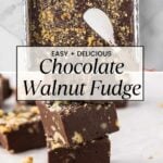 Easy Chocolate Walnut Fudge