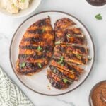 BBQ Chicken Breast on a plate.