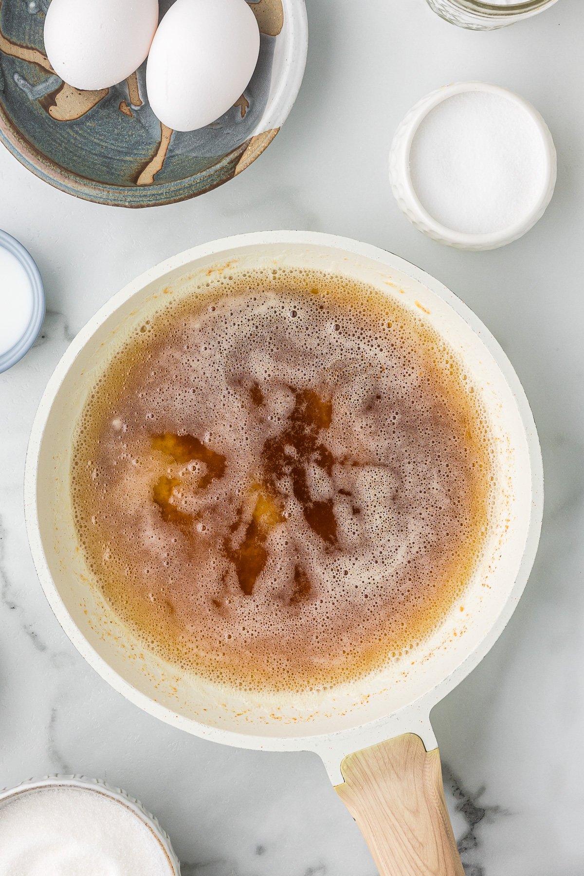 Brown Butter in a small sauce pan.
