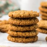 Brown butter oatmeal cookies