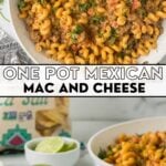 One Pot Mexican Mac and Cheese Pin